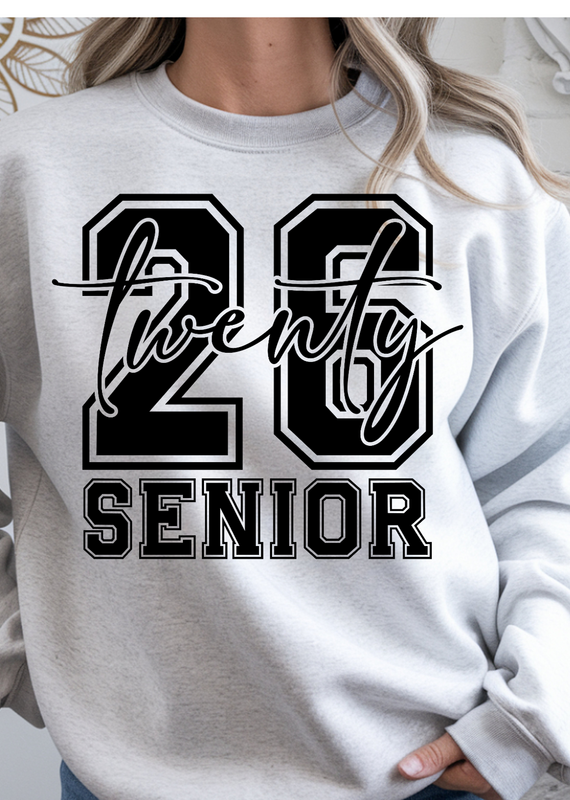 Gildan Senior 2026 Ash Gray Crew (S-3XL)