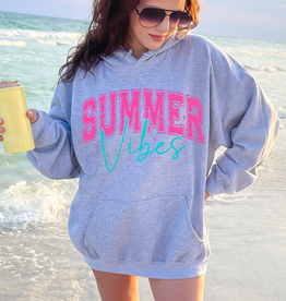 Gildan Summer Vibes Sport Gray Hoodie (S-3XL)