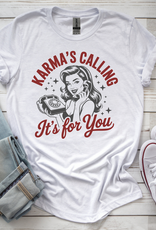 Gildan Karma is Calling White Tee (S-3XL)