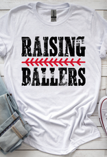 Gildan Raising Ballers White Tee (S-4XL)