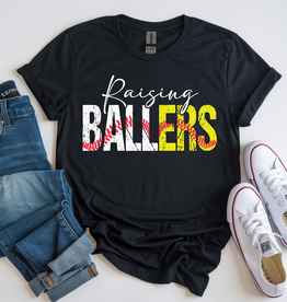 Gildan Raising Ballers of Both Black Tee (S-4XL)