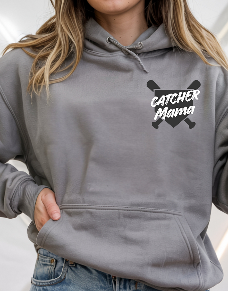 Gildan Catcher - Thou Shall Not Steal Dark Gray Hoodie (S-3XL) *CAN PERSONALIZE*