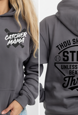 Gildan Catcher - Thou Shall Not Steal Dark Gray Hoodie (S-3XL) *CAN PERSONALIZE*