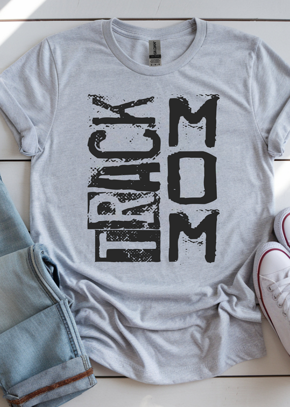 Gildan Track Mom Gray Tee (S-3XL)