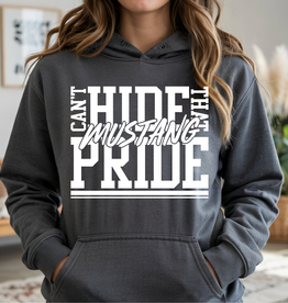 Gildan Hide Mustang Pride Charcoal Hoodie (S-3XL)