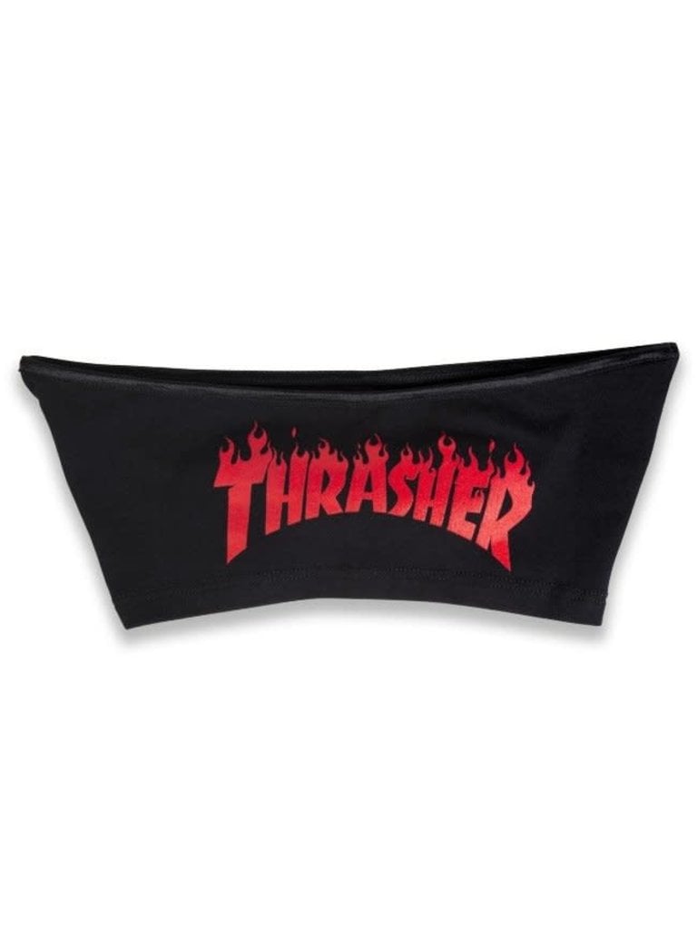 Thrasher Thrasher Girls Flame Logo Hot Shorts Medium Black