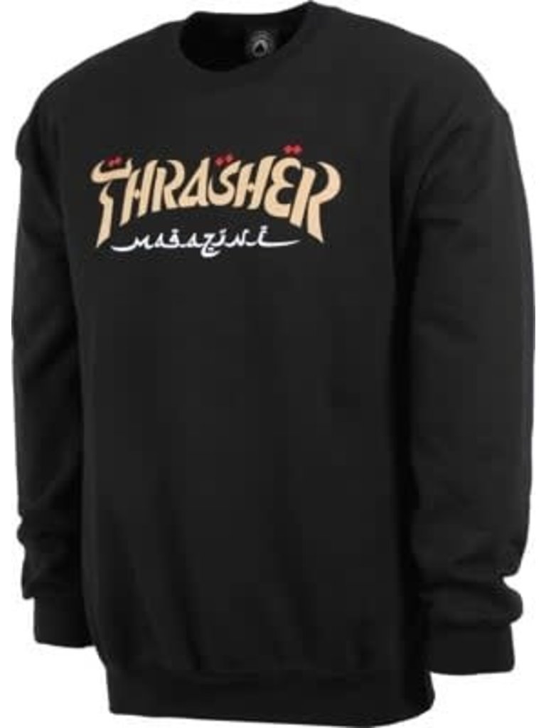 Thrasher Thrasher Calligraphy Crewneck Black