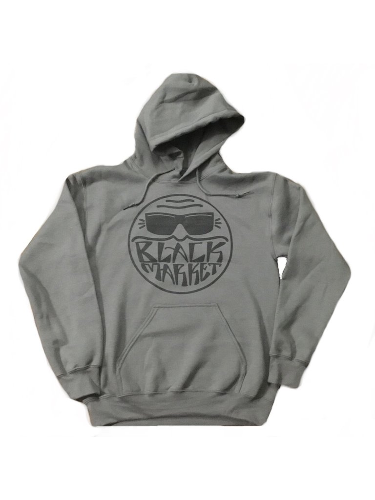 Black Market Black Market Glasses Hoodie Grey