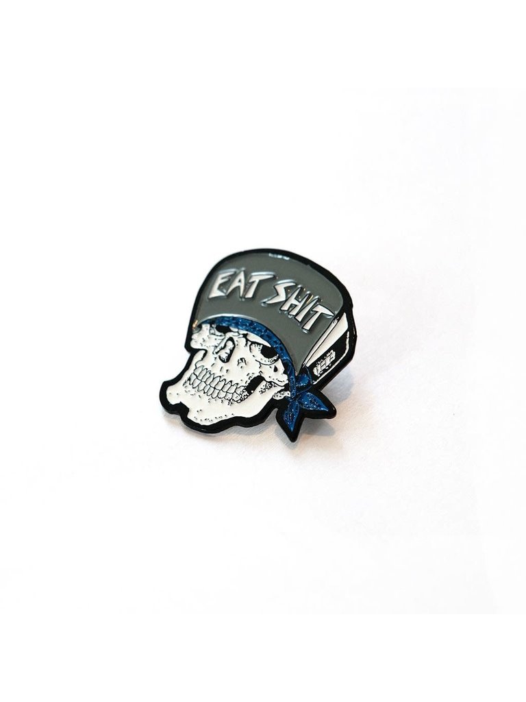 Suicidal Suicidal Enamel Pin Eat Shit Skull