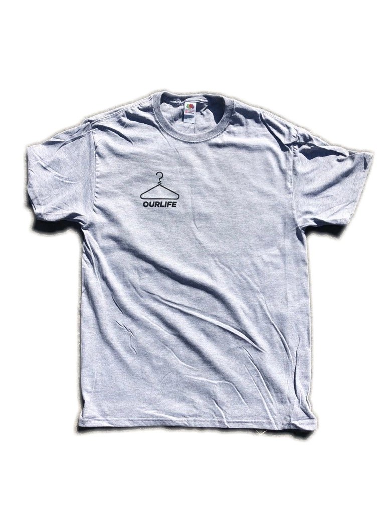 Our Life Our Life Coat Hanger Tee Heather Grey