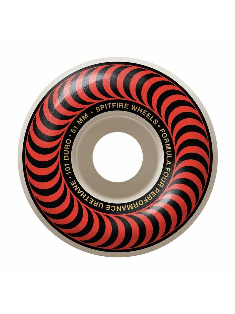 Spitfire Spitfire F4 101 Classic Red 51mm Wheels