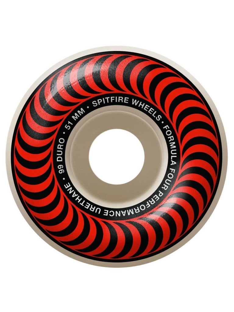 Spitfire Spitfire F4 99 Classic Red 51mm Wheels