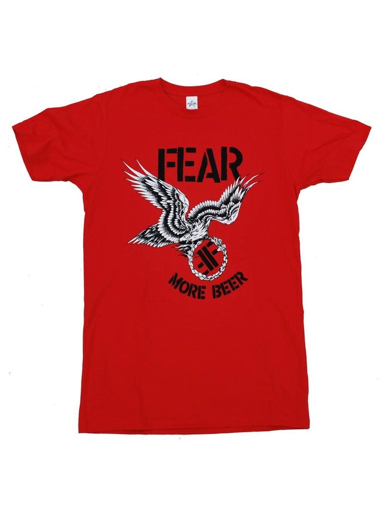 Atomic Age Industries Fear More Beer Tee Red