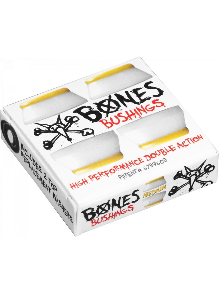 Bones Bones Bushings Medium White/Yellow