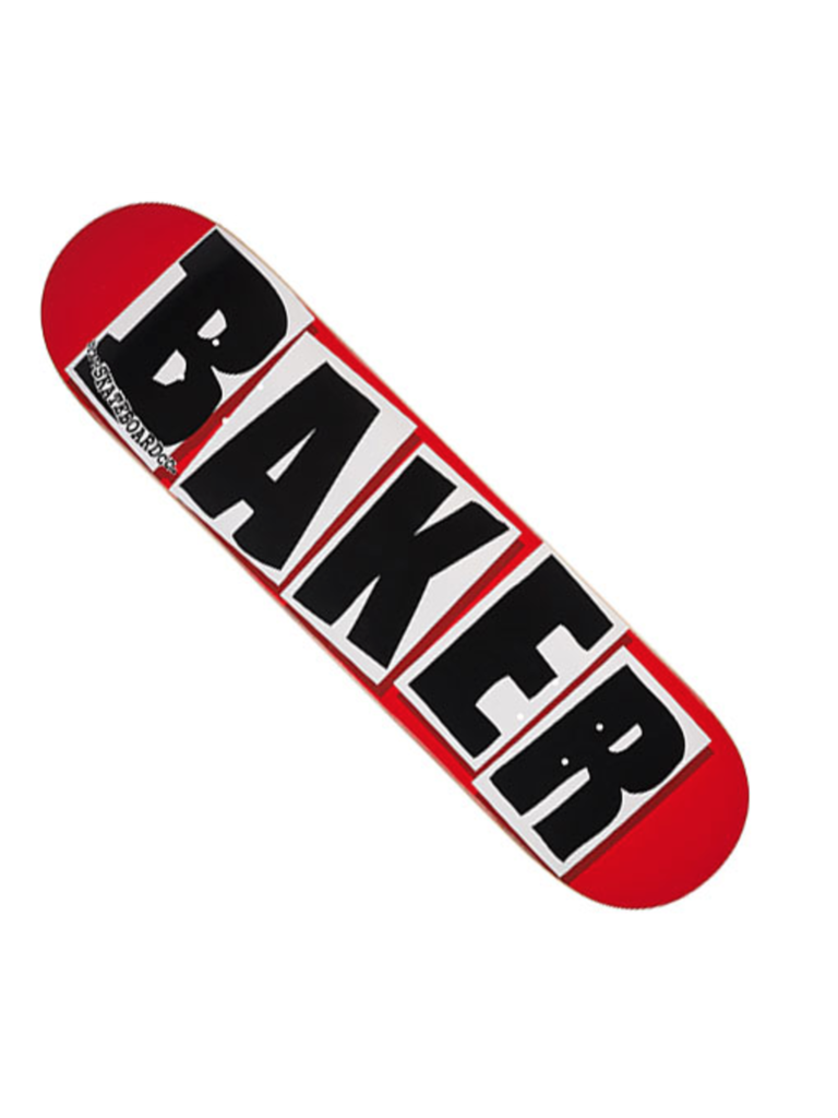 Baker Baker Brand Logo Black/Red Deck 8.38