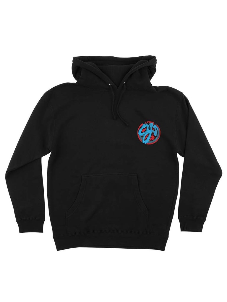 OJ OJ Brush Logo Lightweight Hoodie Black