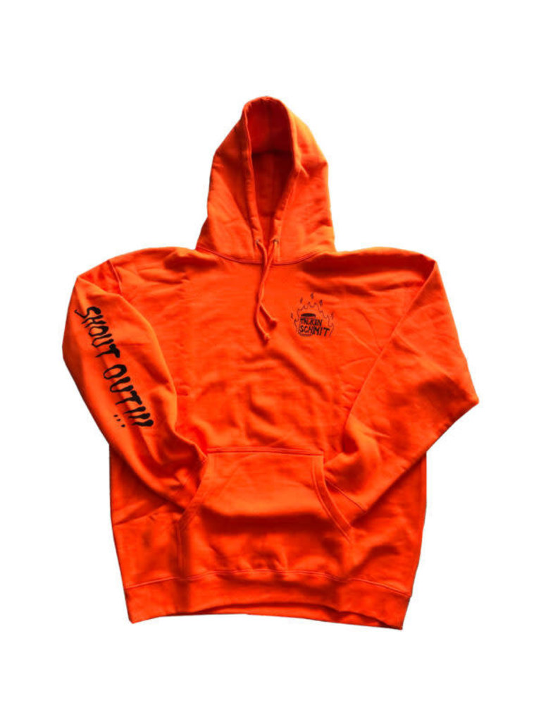 Talkin' Schmit Talkin’ Schmit Neckface Hoodie Orange