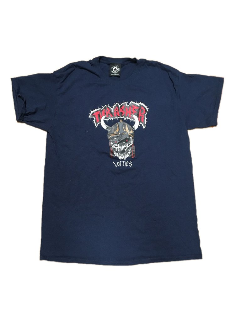 Thrasher USED Thrasher Lotties Tee Navy