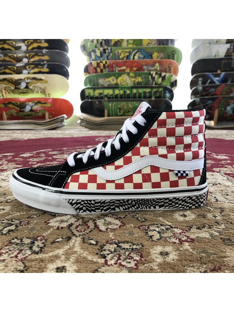 Vans Vans Skate Sk8-Hi Reissue Grosso 84 Black/Red Checkerboard