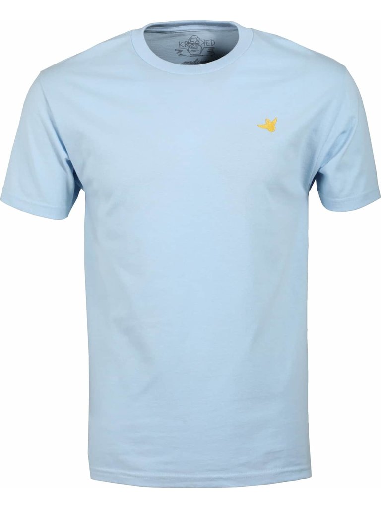 Krooked Krooked OG Bird Powder Blue Tee Shirt