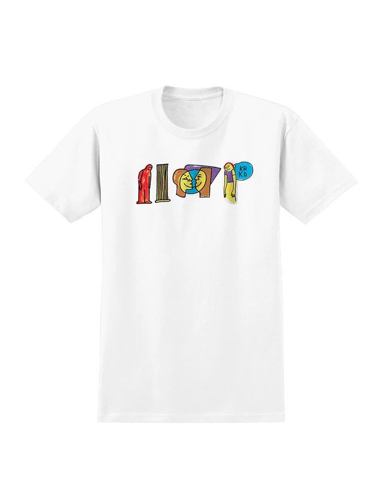 Krooked Krooked Color Tee Shirt White