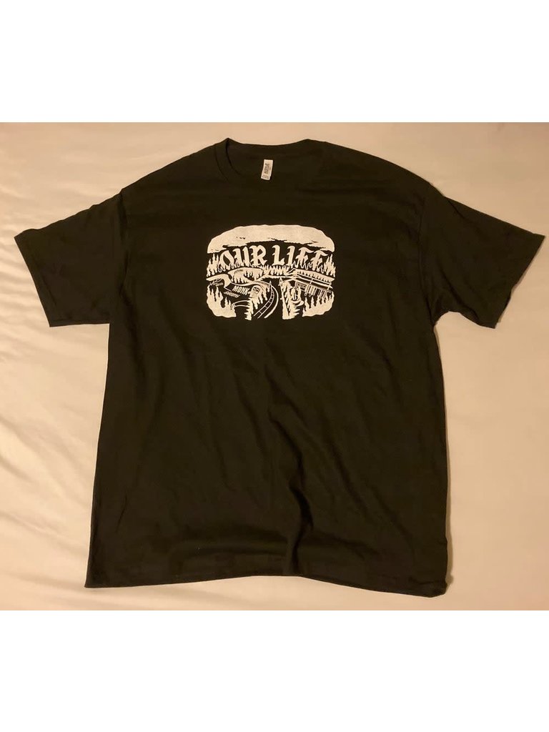 Our Life Our Life “Burning Bobs” T-Shirt Black