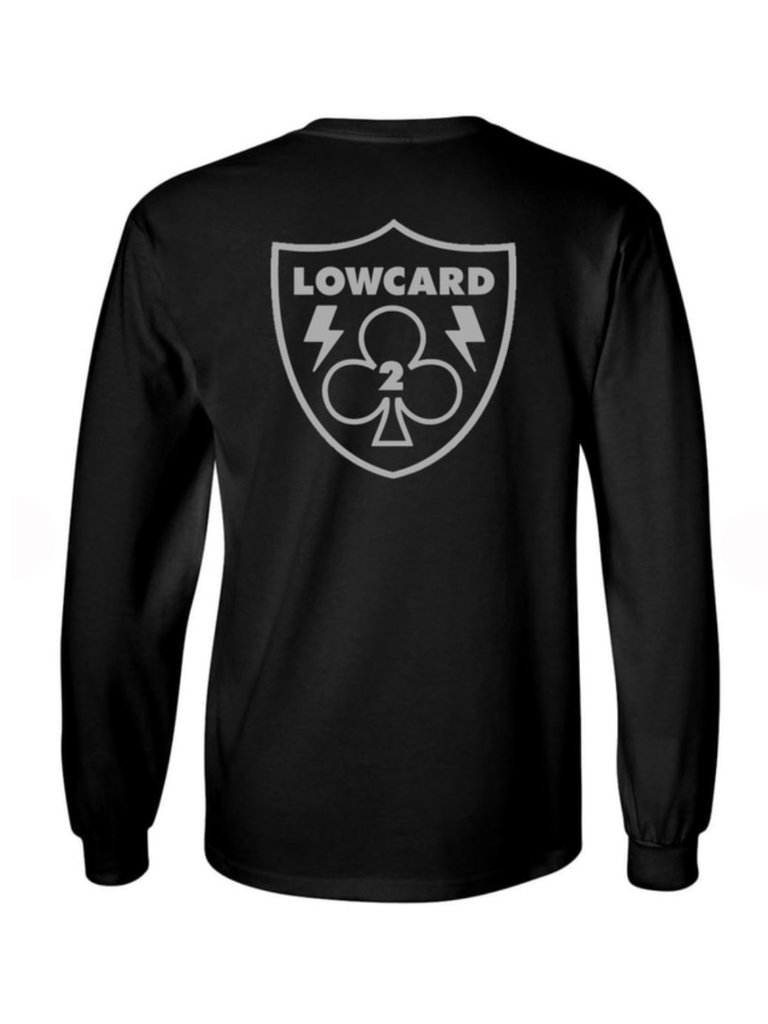 Lowcard Lowcard East Bay Shield Longsleeve Tee Black