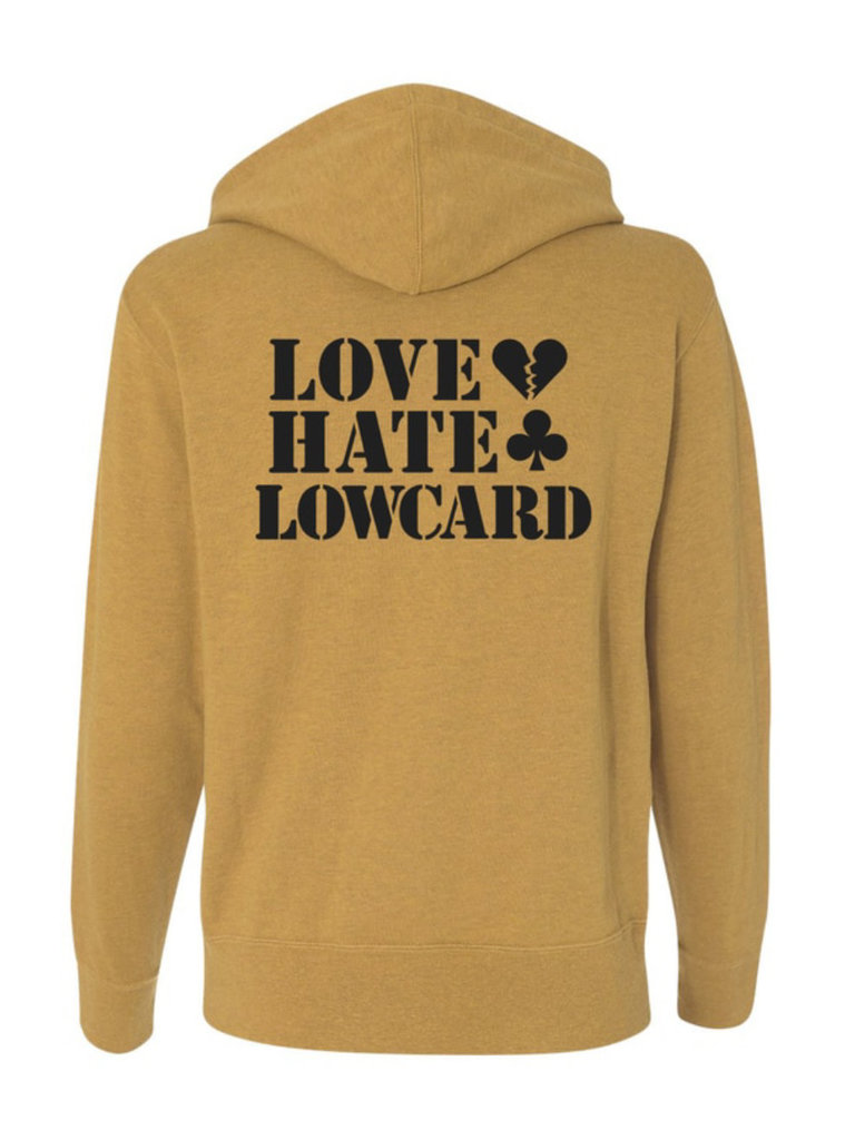 Lowcard Lowcard Love and Hate Zip Jacket Wheat Gold