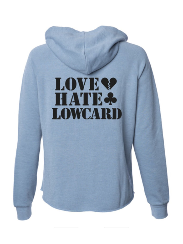 Lowcard Lowcard Love and Hate Hoodie Misty Blue