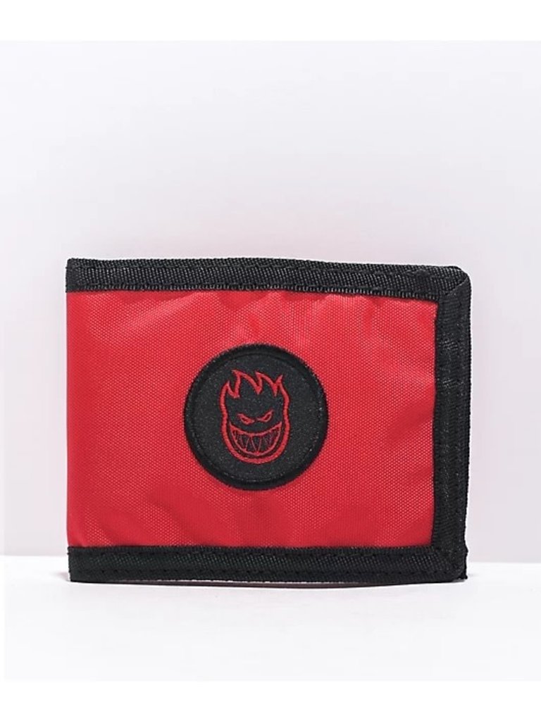 bifold wallet red