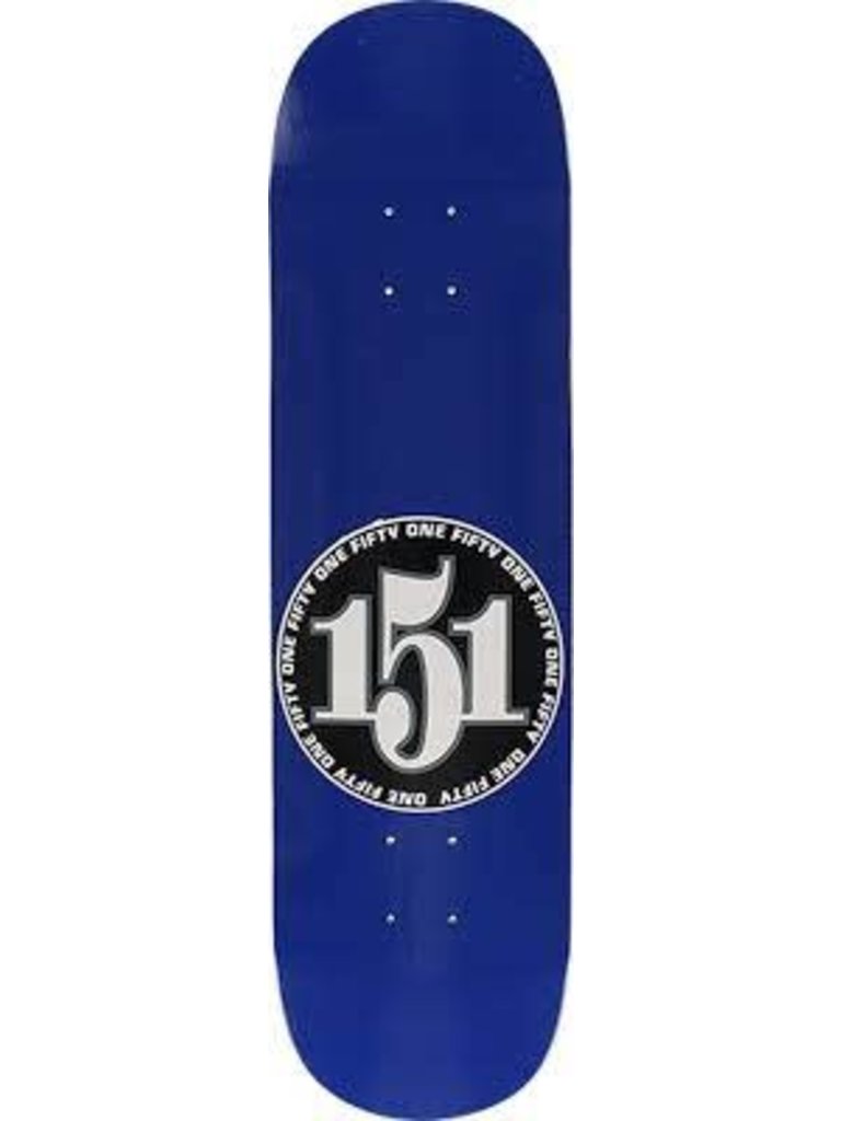 151 151 Team Numbers Deck Blue