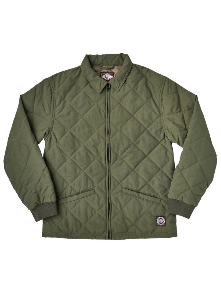 Independent Independent RTB Bombers Quilted Jacket Army Green