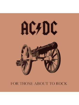 AC/DC For Those About to Rock LP
