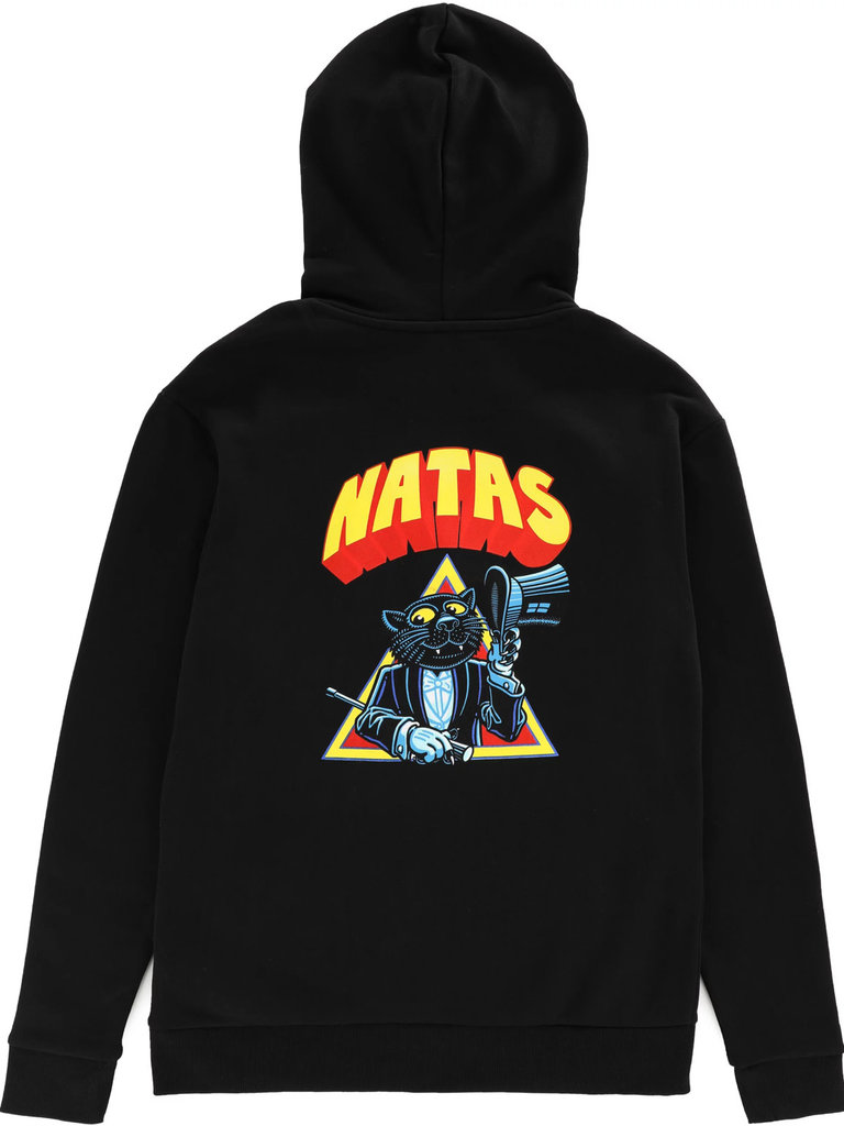 101 101 Natas Panther Pullover Hoodie Vintage Black