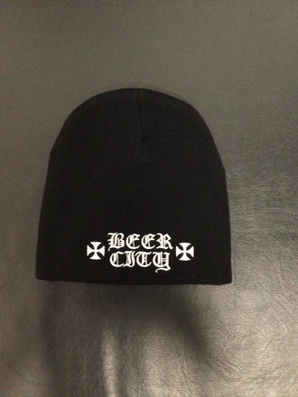 Beer City Beer City Iron Cross Beanie Black