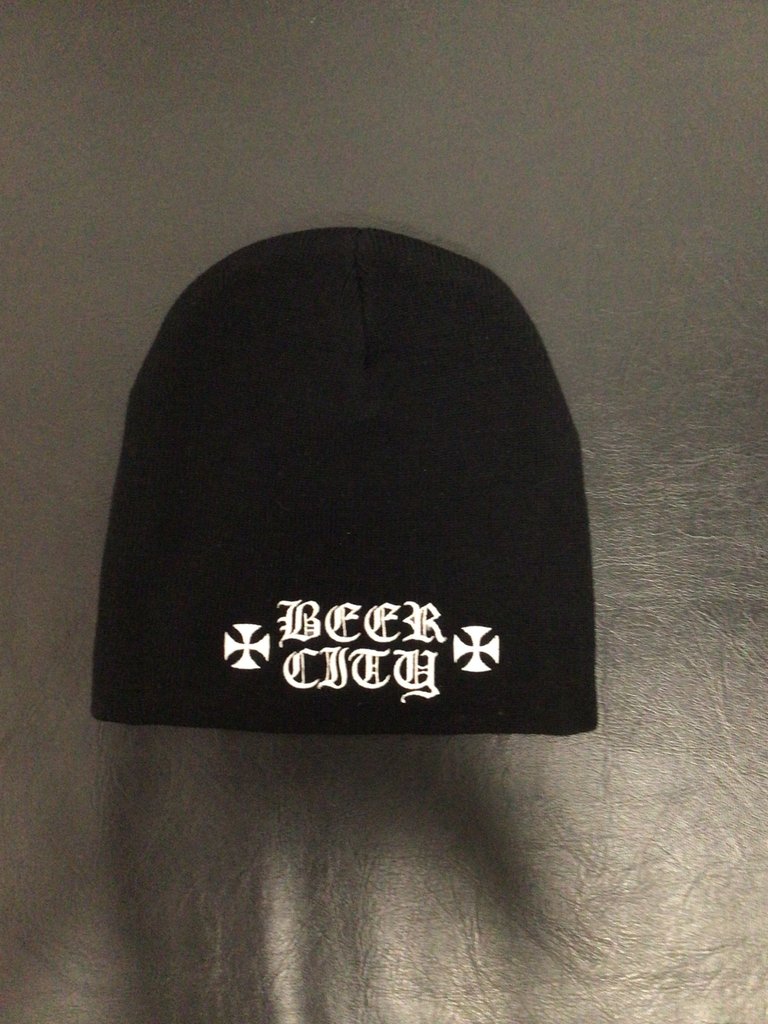 Beer City Beer City Iron Cross Beanie Black