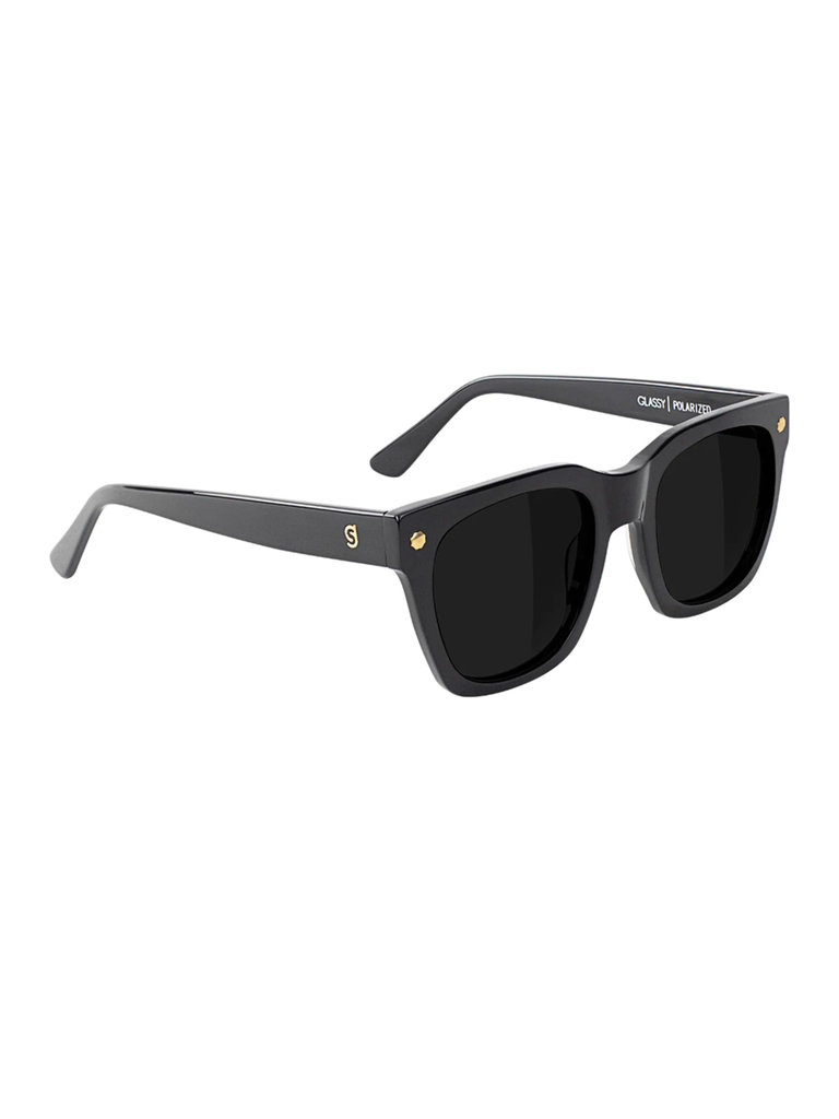 Glassy Glassy Sunglasses Walker Plus Polarized - Matte Black