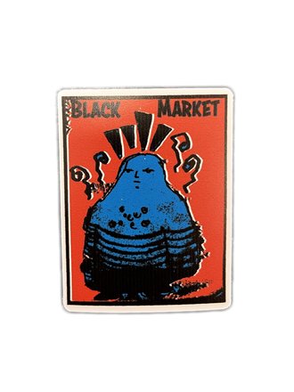 Black Market Black Market Sticker - Red/Blue