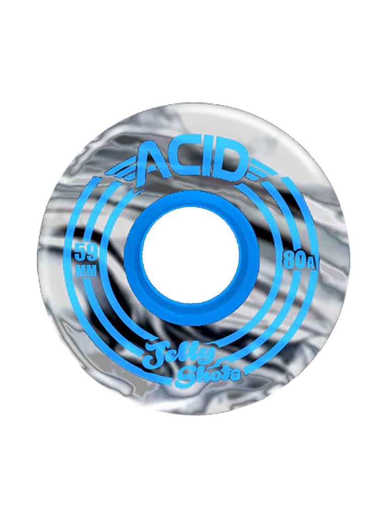 Acid Acid Jelly Shots Wheels 59mm 80A Black/White Swirl