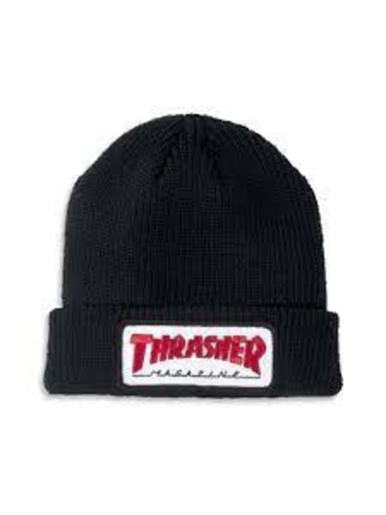 Thrasher Thrasher Outlined Patch Beanie Black