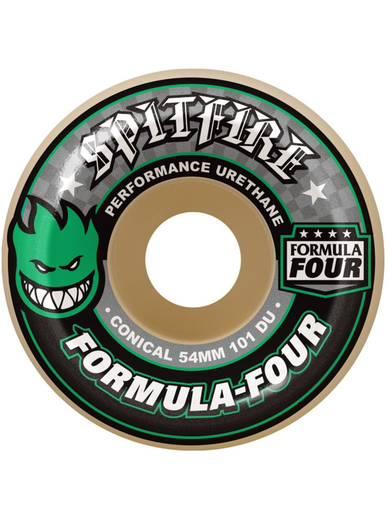 Spitfire Spitfire F4 101 Conical Green 54mm Wheels