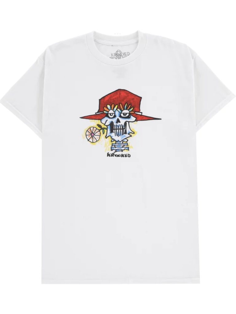 Krooked Krooked Muerte Tee White