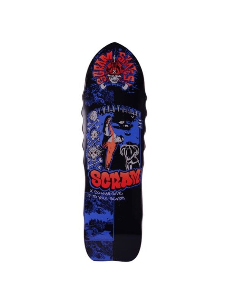 SCRAM SKATES Skateboard Deck 10.0-