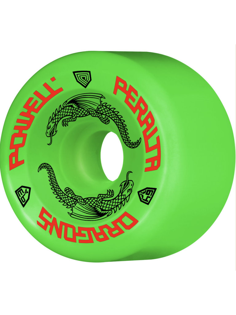 Powell Peralta Powell Peralta G Bones Dragon Formula 64 x 36mm 93A Green Wheels