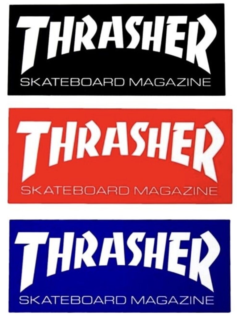 Thrasher Thrasher Logo Sticker Medium 6” (Assorted)