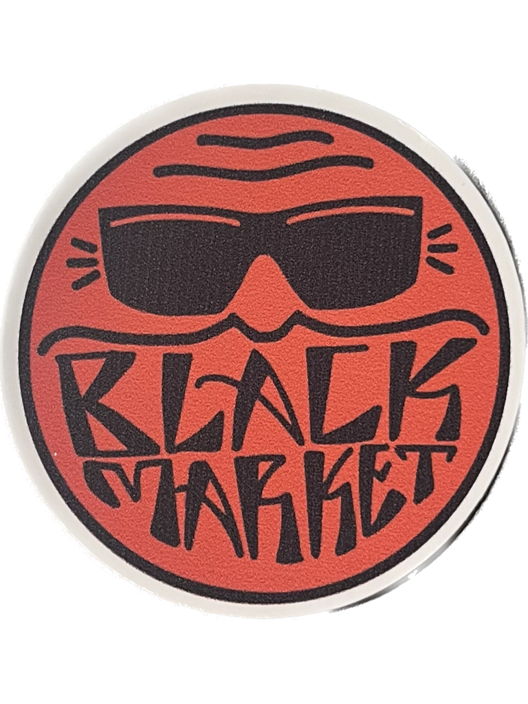 Black Market Black Market Sticker - Smile Red