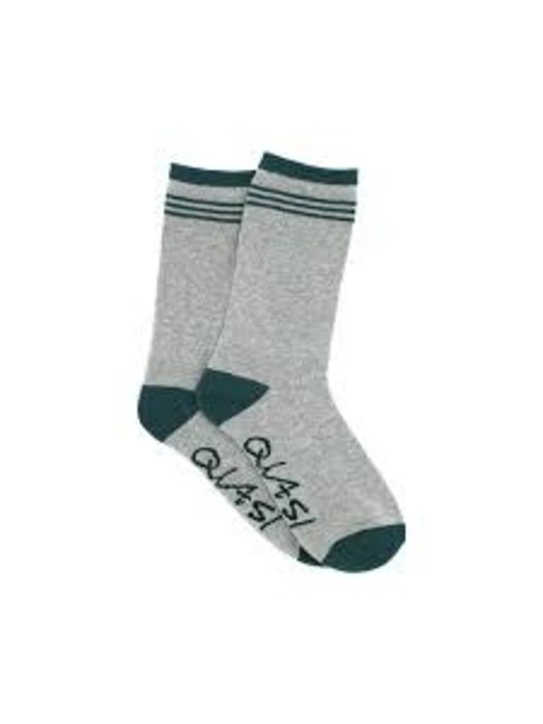 Quasi Quasi Note Socks Grey