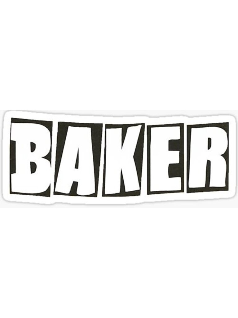 Baker Baker Brand Logo Sticker