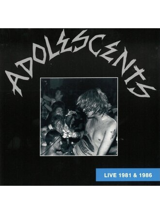 Adolescents Live 1981 & 1986 LP colored