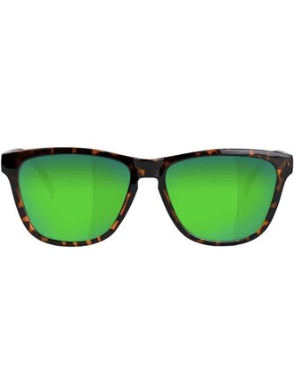 Glassy Glassy Sunglasses Deric Polarized -Tortoise/Green Mirror